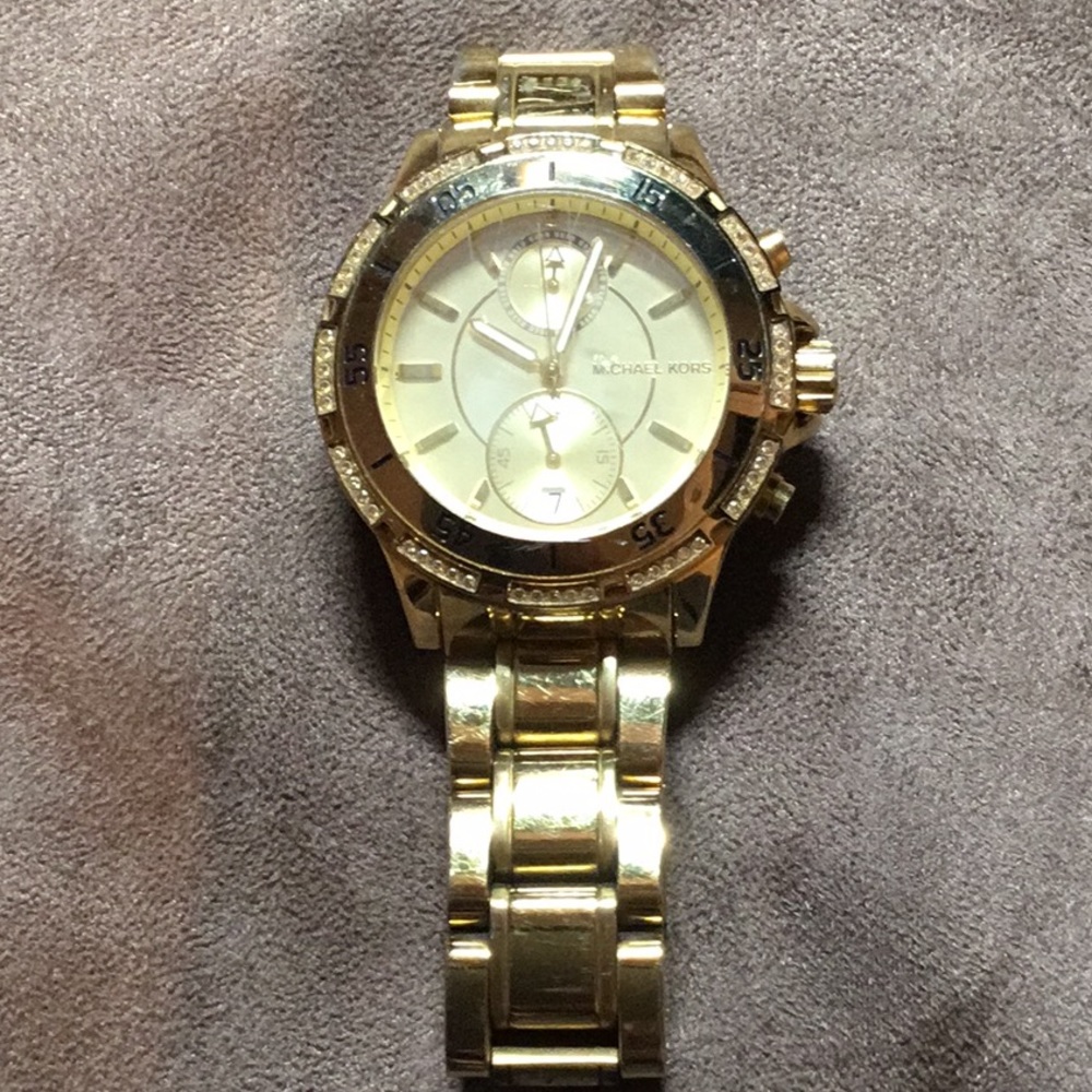 Gold Micheal Kors Watch